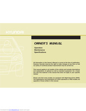 Hyundai VELSOTER Owner's Manual