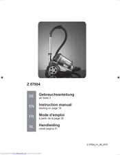 Cleanmaxx Z 07504 Instruction Manual