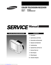 Samsung CL29K5MQKX/XAP Service Manual