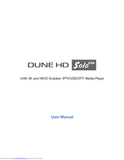 DUNE HD SOLO LITE User Manual