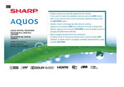 Sharp Aquos Operation Manual