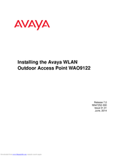 Avaya WAO9122 Installation Manual