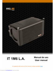 Pro DG Systems IT 1M6 L.A. User Manual