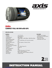 Axis DVR4 Instruction Manual