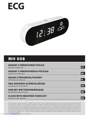 ECG MH 008 Instruction Manual