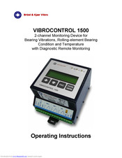 Brüel & Kjær Vibro VIBROCONTROL 1500 Operating Instructions Manual