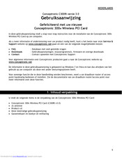 Conceptronic C300Ri User Manual