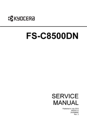 Kyocera FS FS-C8500DN Service Manual