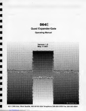 Symetrix 564E Operating Manual