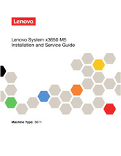 Lenovo System x3650 M5 Installation And Service Manual