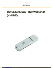 Huawei HiLink E3131 Quick Manual