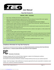Frog Fx1 User Manual