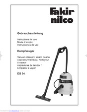 Fakir nilco DS 34 Instructions For Use Manual