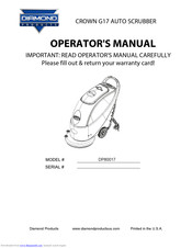 Diamond CROWN G17 Operator's Manual