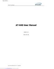 ATCOM AT-640 User Manual
