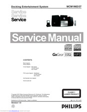 Philips MCM196D/37 Service Manual