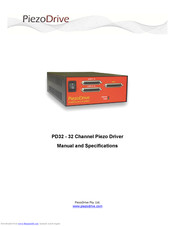 PiezoDrive PD32 Manual