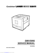 Ricoh G092 Service Manual