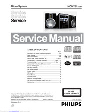 Philips MCM761/12/61 Service Manual