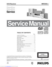 Philips MRD300/37 Service Manual