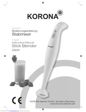 Korona 23510 Instruction Manual
