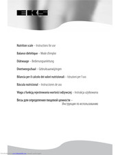 eks DIET8244 Instructions For Use Manual