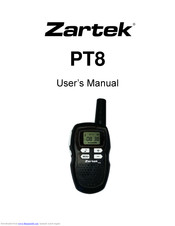 Zartek PT8 User Manual
