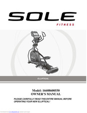 Sole Fitness 16608600550 Owner's Manual