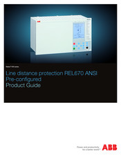 ABB Relion 670 series Product Manual