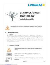Lorentz ETATRACK active 1000 Installation Manual