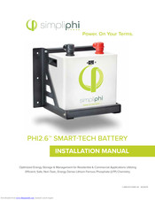 SimpliPhi PHI2.6 Installation Manual