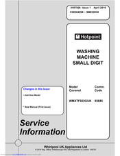 Hotpoint WMXTF922GUK Service Information