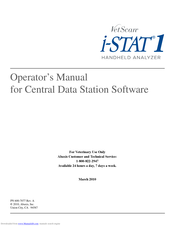 VetScan i-STAT 1 Operator's Manual