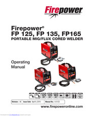 Firepower FP 95 FC Operating Manual  & Installation Manual