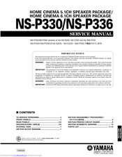 Yamaha NS-P330 Service Manual