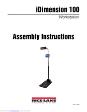 Rice Lake IDIMENSION 20 Assembly Instructions Manual