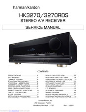 harman kardon hk 3270 receiver