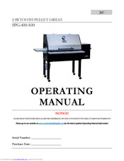 SAWTOOTH SPG-410 Operating Manual
