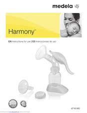 Medela harmony 67161W2 Instructions For Use Manual
