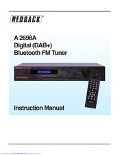 RedBack A 2698A Instruction Manual