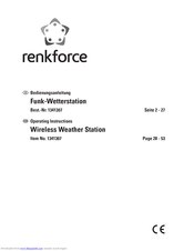 Renkforce 1341307 Operating Instructions Manual