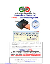 HTH Engineering start-stop pro+ Instruction Manual