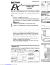 Mitsubishi FX-16EYT-TB Manuals | ManualsLib