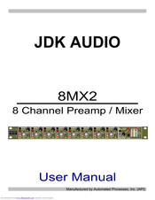 JDK Audio 8MX2 User Manual