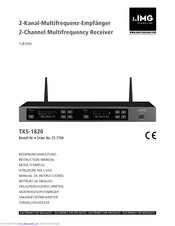 IMG STAGE LINE TXS-1820 Instruction Manual