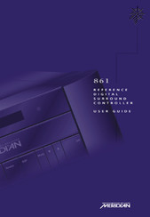 Meridian 861 User Manual