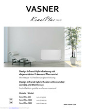 Vasner Konvi Plus 1000 Installation Manual And User's Manual