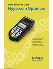 Chase Hypercom Optium PTS32L Quick Reference Manual