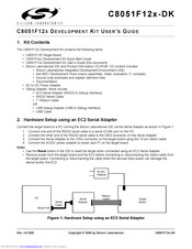 Silicon Laboratories C8051F12X User Manual