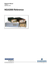 Emerson ROSEMOUNT NGA2000 HFID Reference Manual